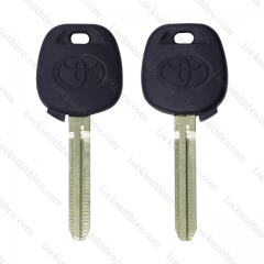 LockSmithbro With Logo Soft Plastic Toyot Transponder Key Shell