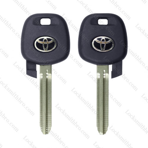 LockSmithbroToy43 With Logo Toyot Transponder Key Shell