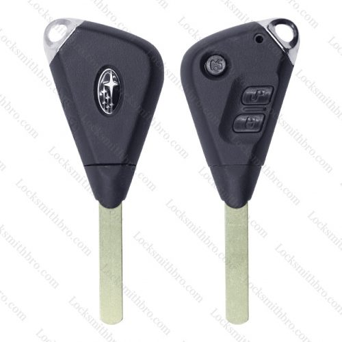 LockSmithbro 3 Button With Logo Subaru Remote Key Shell
