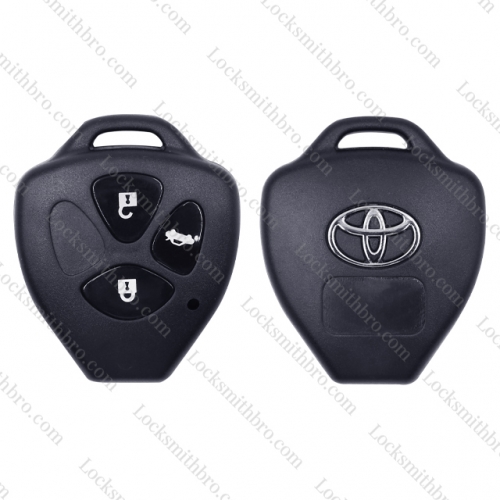 LockSmithbro Toyot 3 button remote key head( NO blade)