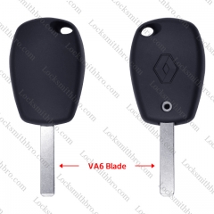 LockSmithbro VA6 Blade Renaul Transponder Key Shell