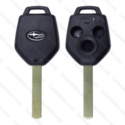 LockSmithbro 3 Button With Logo Subaru Remote Key Shell