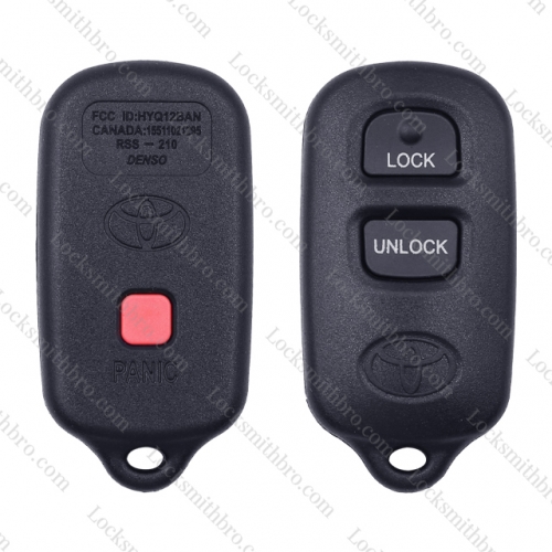 LockSmithbro Toyot 2+1 button remote key shell
