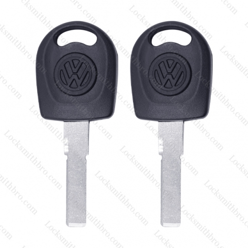 LockSmithbro With Logo VW Passat Transponder Key Shell