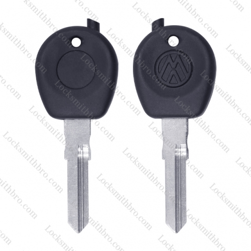 LockSmithbro With Logo VW Jetta Transponder Key Shell
