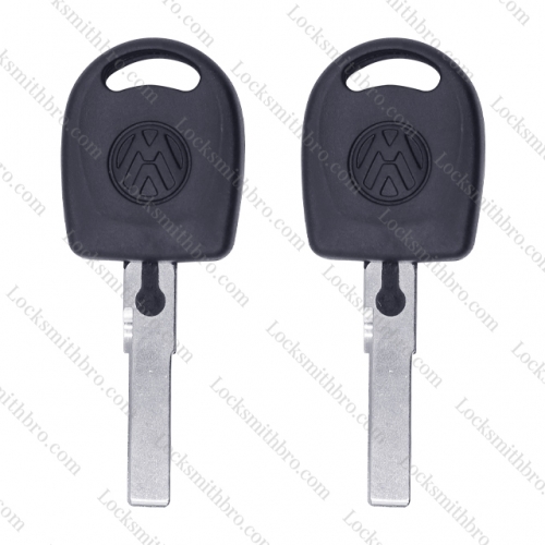 LockSmithbro With Black Logo VW Transponder Key Shell