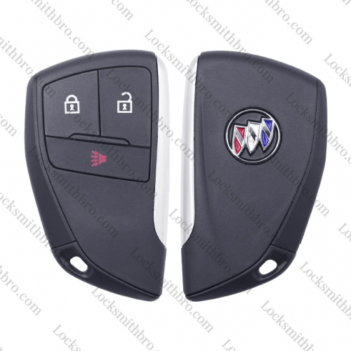 3 Button Buick Smart Car Key Shell With Logo