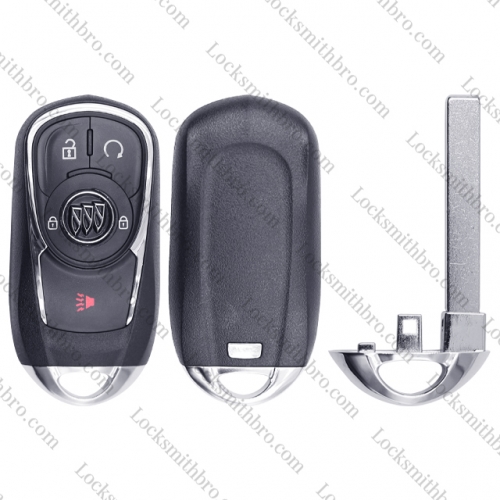4+1 Button Smart Remote Key Shell for OPEL Astra Fit Buick Verano Encore Lacrosse Regal Envision Key Fob Case Replace