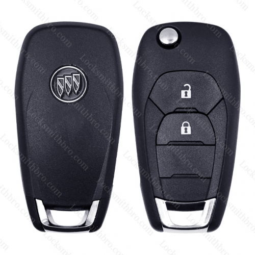 2 Button Buick Folding Flip Remote Key Shell