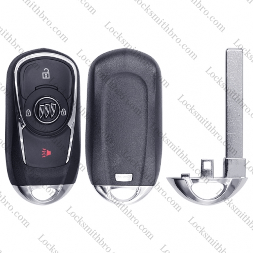 3+1 button Smart Remote Key Shell for OPEL Astra Fit Buick Verano Encore Lacrosse Regal Envision Key Fob Case Replace