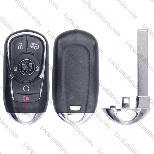 5+1 Button Smart Remote Key Shell for OPEL Astra Fit Buick Verano Encore Lacrosse Regal Envision Key Fob Case Replace