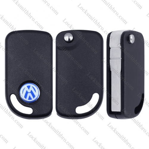 VW remote key shell with logo