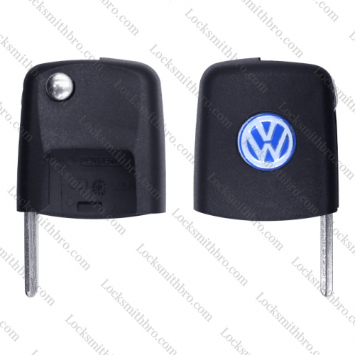 LockSmithbro With Logo VW Flip Remote Key Blade Part Square Head