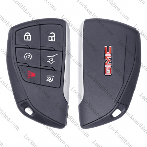 5 Button GMC Smart Car Key Shell With Logo