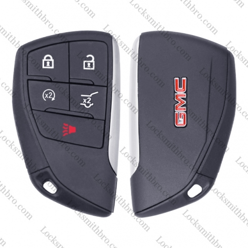 5 Button GMC Smart Car Key Shell With Logo