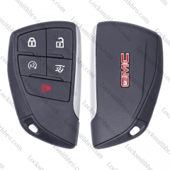 5 Button GMC Smart Car Key Shell With Logo