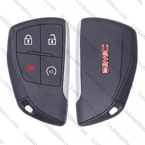 4 Button GMC Smart Car Key Shell With Logo