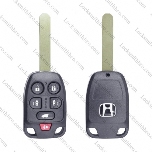 6 Buttons Remote Key Shell For HONDA Odysse Elysion 2011 2012 2013 2014 Remote Key Case Fob with logo