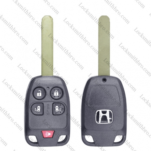 5 Buttons Remote Key Shell For HONDA Odysse Elysion 2011 2012 2013 2014 Remote Key Case Fob with logo