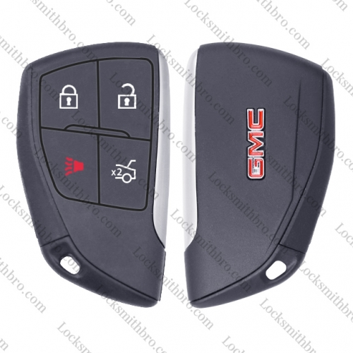 4 Button GMC Smart Car Key Shell With Logo
