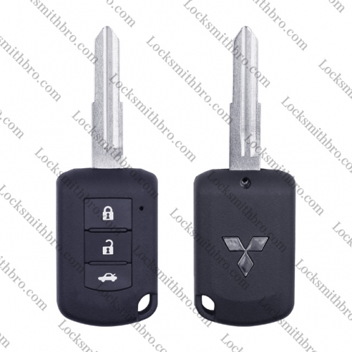 For Mit-subishi 3 Button Key Shell With Logo