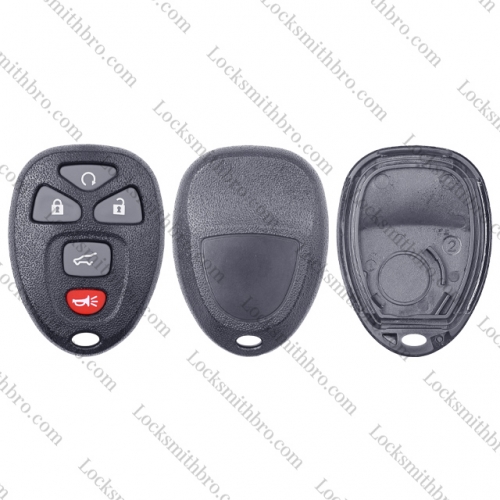 LockSmithbro GM 5 Button Remote Key Shell With Battery Place