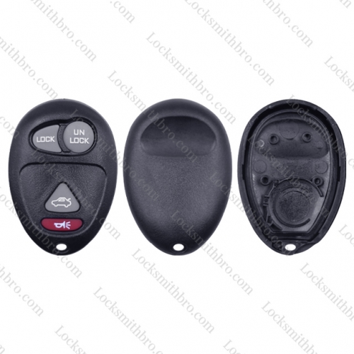 LockSmithbro 4 Button GM Key Shell With Battery Place