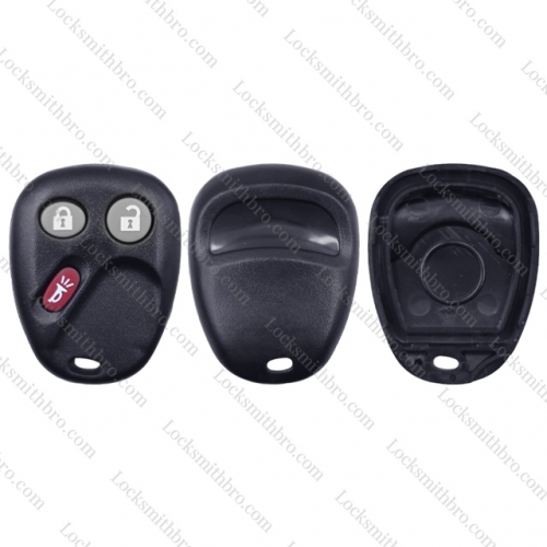 LockSmithbro GM 3 Button Key Shell Without Battery Place