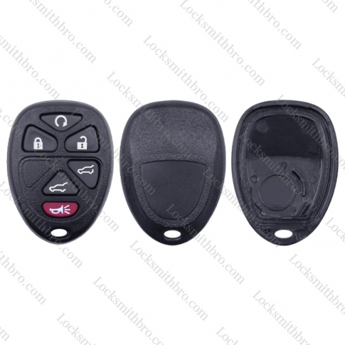 LockSmithbro GM 6 Button Remote Key Shell With Battery Place