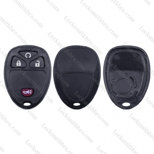 LockSmithbro GM (3+1) Button Remote Key Shell With Battery Place