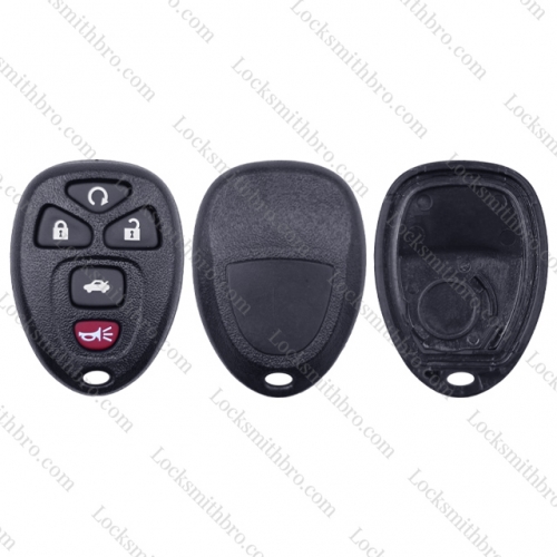 LockSmithbro GM 5 Button Remote Key Shell With Battery Place