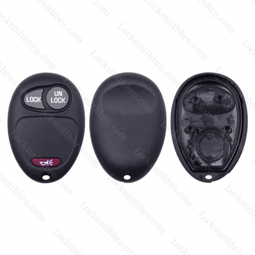 3 Button GM Key Shell With Battery Place