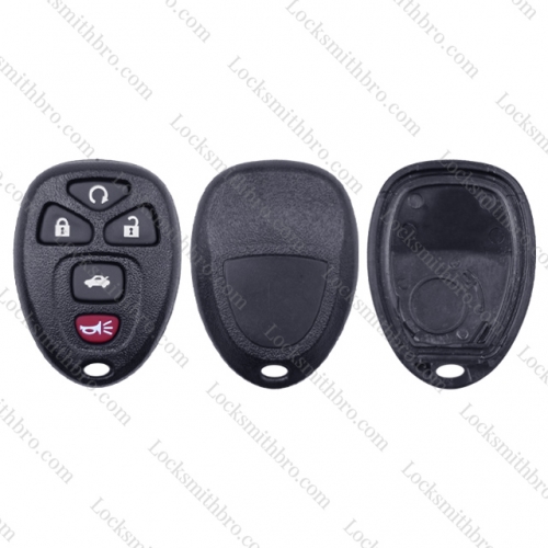 LockSmithbro GM 5 Button Remote Key Shell Without Battery Place
