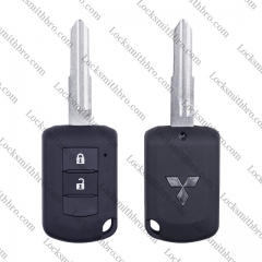 For Mit-subishi 2 Button Key Shell With Logo