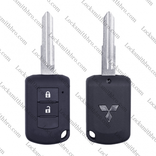 For Mit-subishi 2 Button Key Shell With Logo