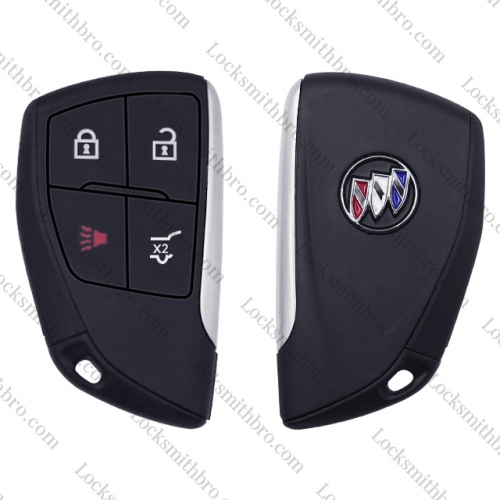 4 Button Buick Smart Car Key Shell With Logo