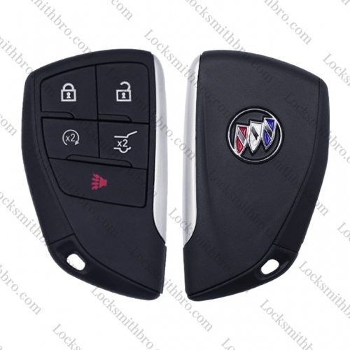 5 Button Buick Smart Car Key Shell With Logo