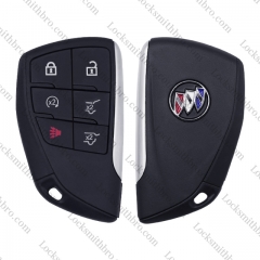 6 Button Buick Smart Car Key Shell With Logo