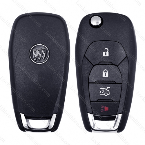 4 Button Buick Folding Flip Remote Key Shell
