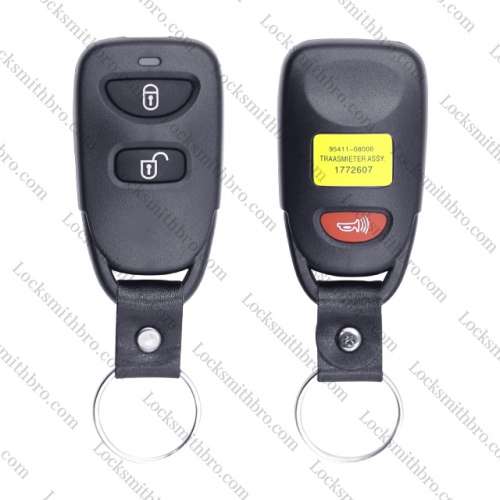 LockSmithbro 2+1 Button No Logo ForHyundai Remote Key Shell