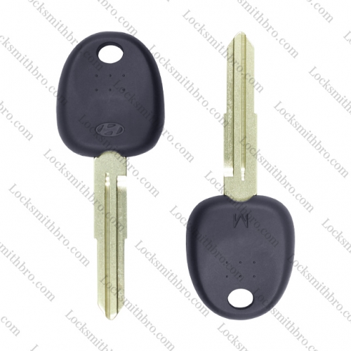LockSmithbro Left Blade With Logo ForHyundai Transponder Key Shell Case