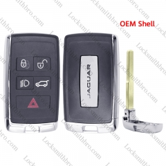 Locksmithbro 5 button with Logo for LandRover key shell (JAGUAR Shell)