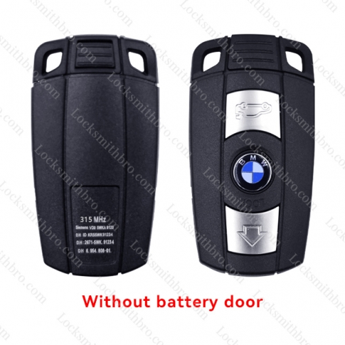 LockSmithbro BMW 5 Series Key Shell With Blade And With Words On Back(315MHZ Words)