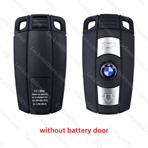 BMW 5 Series Key Shell With Blade And With Words On Back(433MHZ Words)