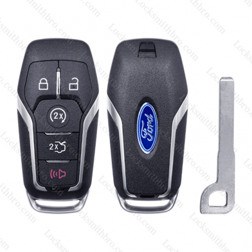 LockSmithbro M3N-A2C31243300 Remote Smart Prox key case 164-R8108 for Ford Fusion Explorer edge Mustang 2017 2018 car Key shell