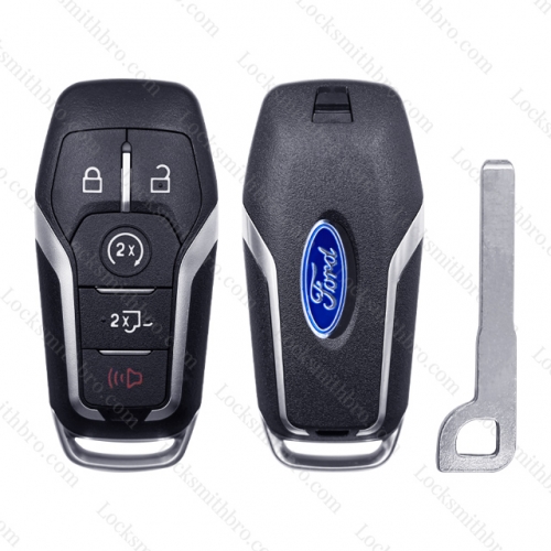 5 button Ford remote key shell with logo