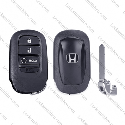 LockSmithbro  for Honda Civic 2022 Smart Remote Key Shell Case 3 Buttons