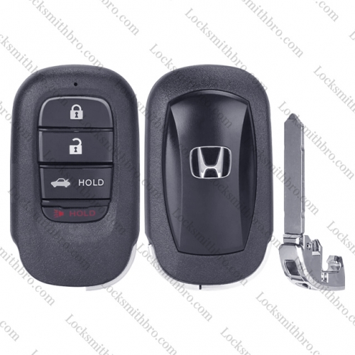 LockSmithbro  for Honda Civic 2022 Smart Remote Key Shell Case 3+1 Buttons