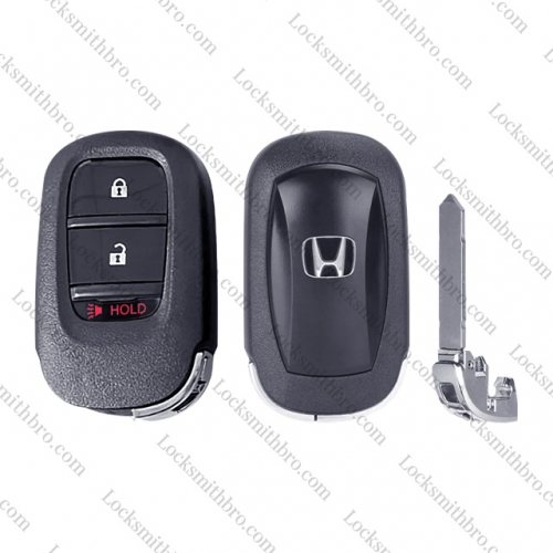 LockSmithbro for Honda Civic 2022 Smart Remote Key Shell Case 2+1 Buttons