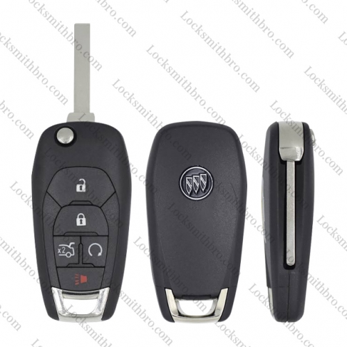 5 Button Buick Folding Flip Remote Key Shell